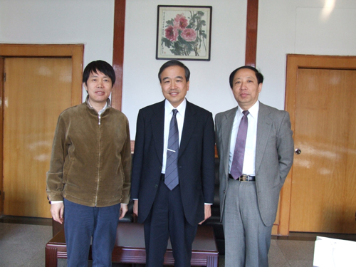 日本京都府立大学文学部日本中国文语学科主任小松谦教授来访